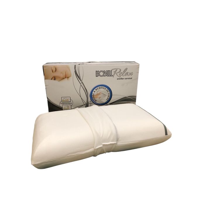 Oreiller cervical orthopédique viscoélastique RELAX coussin a mémoire de formes